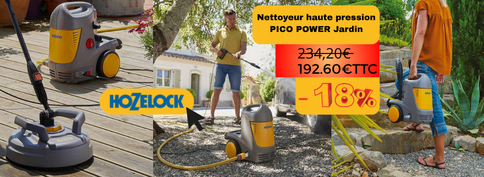 Nettoyeur haute pression PICO POWER Jardin Hozelock
