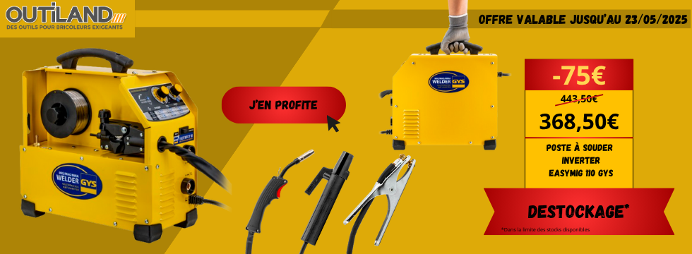 Destockage poste à souder EasyMig 110 GYS