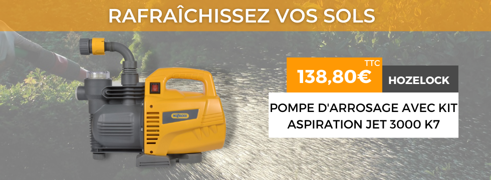 Rafraîchissez vos sols ( pompe d'arrosage )
