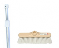 Manche télescopique alu 2x2m avec brosse de lavage