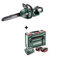 Tronçonneuse MS 36-18 LTX BL 40 Metabo + set de 2 batteries LIHD 8Ah et chargeur