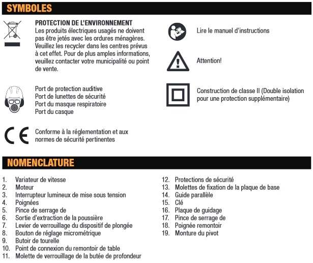 défonceuse plongeante compacte triton