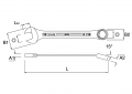 Clé mixte taille 10 MOB OUTILLAGE