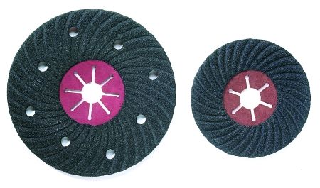 Disque &agrave; poncer semi-rigide Grains fins &Oslash; 125mm pierre/b&eacute;ton SEA