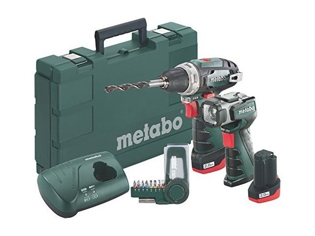 Metabo Coffret Perceuse visseuse 12 V sans fil PowerMaxx BS Basic 2