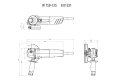 Meuleuse d'angle Metabo W 750-125