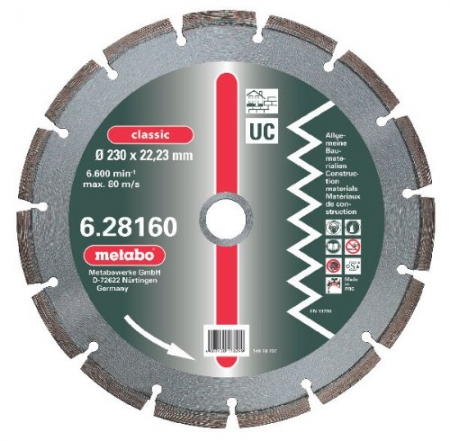 Meule de tronçonnage diamantée DIA-TS 230X22.23 mm