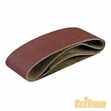 5 bandes abrasives corindon 180 grains Triton