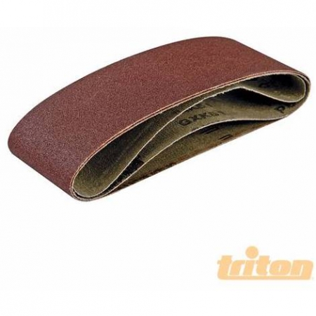 5 bandes abrasives corindon 60 grains Triton