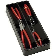 Module thermoform&eacute; 4 pinces circlips Mob Outillage