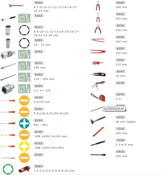 Boite à outils Mob Outillage : boite à outils 5 cases, caisse à outils  garnie en métal : Outiland