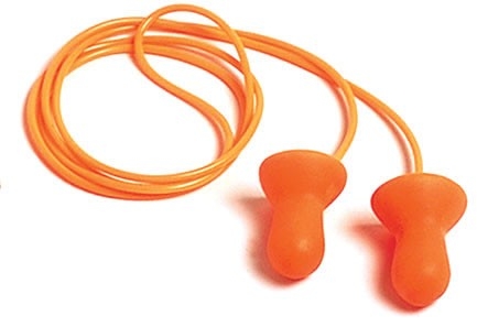 2X bouchons d'oreilles avec Cordon Anti-Bruits de voyage bouchon d'oreilles G4H9