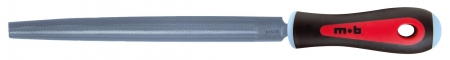 Lime demi-ronde manche bi-matière 21 x 6 mm Mob Outillage