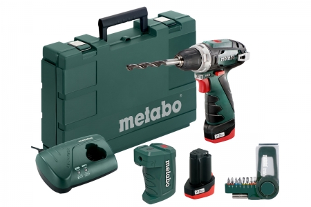 perceuse visseuse embouts batteries chargeur metabo