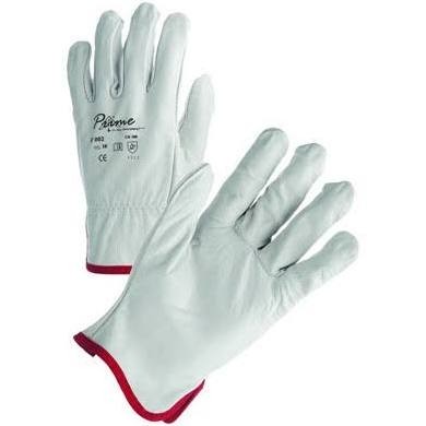 En cuir de vachette XXL - Blancs Gebol Paire de gants de travail Driver Taille 11 