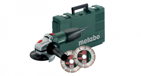 Meuleuse d'angle WQ 1000 125mm Metabo + 2 disques diamant