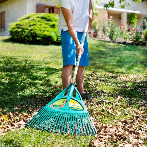 Balai-rateau extra large pour gazon et feuilles mortes