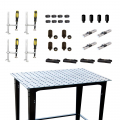 Kit pour la fixation de tubes carrés Table FixturePoint + Brides + accesoires TBHKM100
