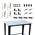 Kit pour la fixation de tubes carrés Table FixturePoint + Brides + accesoires TBHKM100