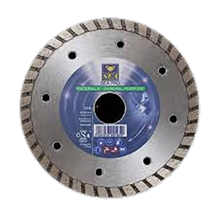 Disque Diamant Ø125mm pour beton tuile PVC SEA