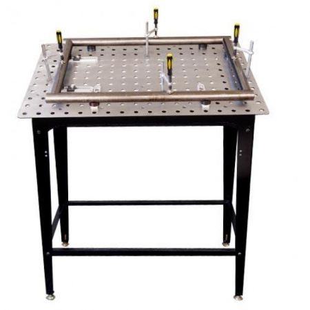 Kit pour la fixation de tubes ronds Table FixturePoint + Brides + accessoires TBHKM200