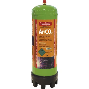 Cartouche de gaz jetable 2,2L Argon/CO2 GYS