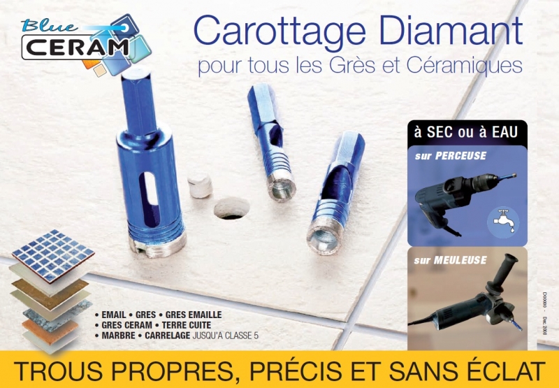 Foret diamant à eau carrelage 6 mm UNIVERSAL