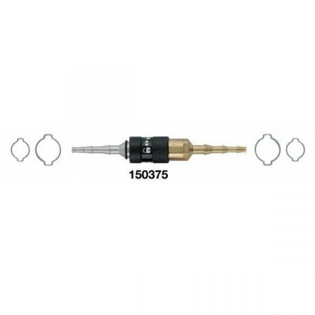 Raccords rapides 1 mâle + 1 femelle gaz neutre