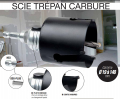 Scie trépan carbure diamètre 22mm profondeur coupe 60mm DIAGER