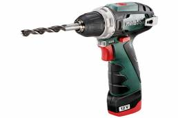 Perceuse-visseuse 12V PowerMaxx BS Basic 12V + batteries 2Ah METABO