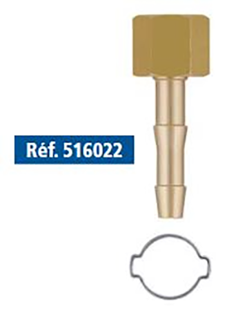 Kit de raccordement pour détendeur ou chalumeau 1/4 droite LE LORRAIN