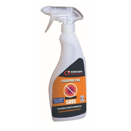 Desinfectant virucide Ergaspray Pro en pulvérisateur 750ml Orapi