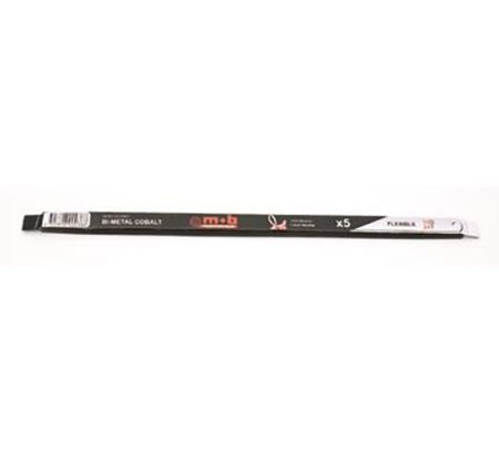 Pack de 5 lames de scie à métaux bimétal 10dents/cm 300 mm MOB