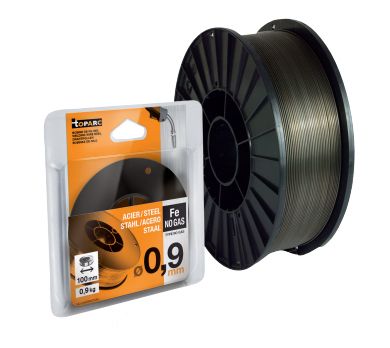 Bobine fil fourré pour soudure sans gaz 0.9kg  Ø 0.9mm S100 GYS