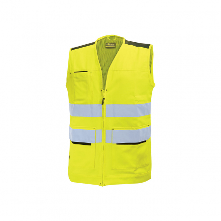 Gilet haute visibilité SMART Yellow Fluo Taille L UPOWER