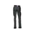 Pantalon de travail ATOM LADY Grey Fucsia Taille XS UPOWER