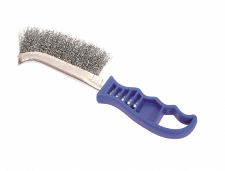 Brosse incurvée inox 258 x 35.5mm