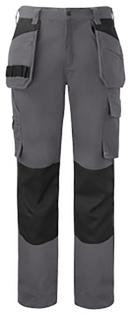 Pantalon 100% coton contraste poches flottantes Gris T50 (44FR) lavage 60°