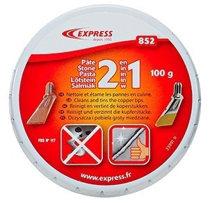 Pâte nettoyage et pré étamage pannes des fers de couvreurs (100 g), GUILBERT EXPRESS