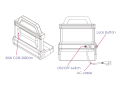 Projecteur filaire LED COB 30W (3000 lm) king Tony