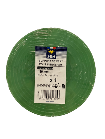 Plateau support pour disque 125mm Fiberspam avec &eacute;crou M14 - 511665 - SEA