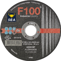 Disque à tronçonner SEA 125x1.6x22.23 aluminium