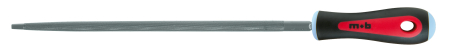 Lime ronde mi-douce 150mm-6'' manche bimatière MOB