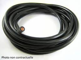 C&acirc;ble de soudage PVC souple 70 mm&sup2; - 2 m&egrave;tres