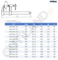 Serre joints à pompe DOLEX 132 - Ouverture 500mm : longueur 620mm