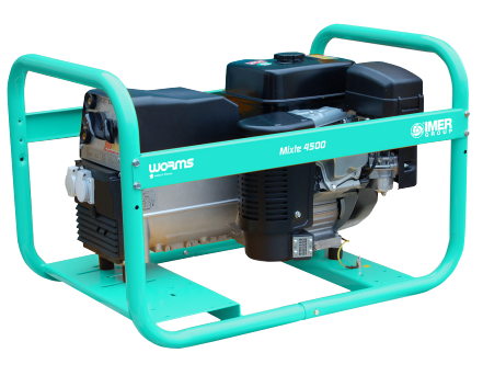 4500 EX - Groupe soudage WORMS avec kit câbles  25mm2 5m