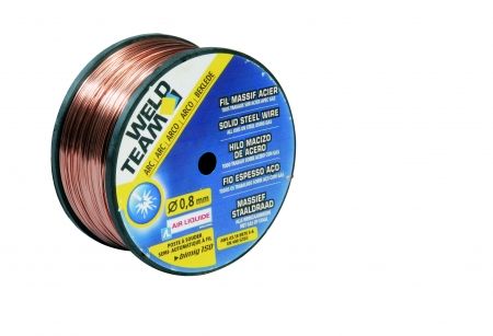 Bobine de fil massif acier D0.6mm 0,7 kg - WELDTEAM