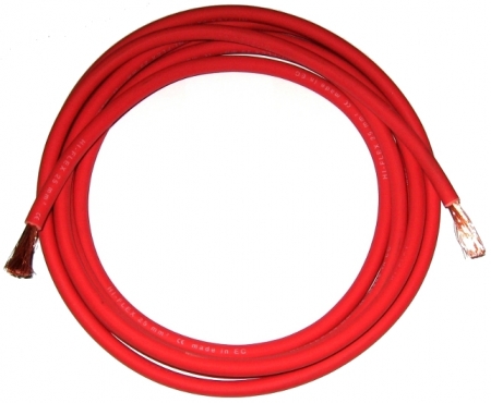 Câble soudage souple 25 mm² Rouge vente au mètre