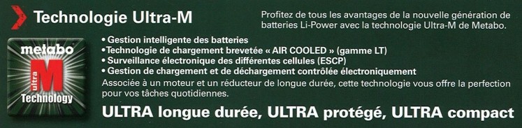 Technologie Ultra-M Metabo